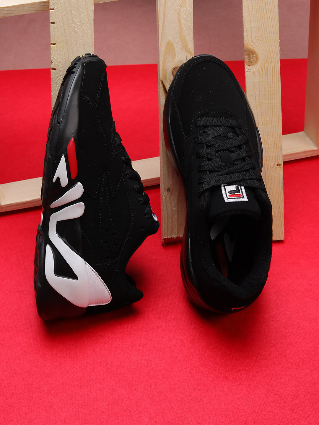

FILA Women Black PU MINDBLOWER Sneakers