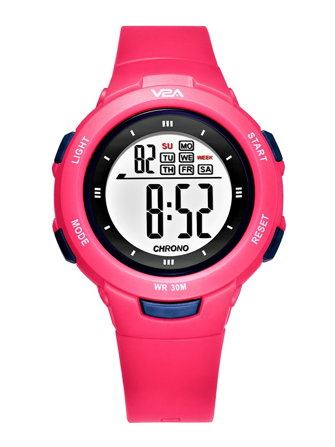 

V2A Women Grey Dial & Pink Straps Digital Multi Function Watch DK8217