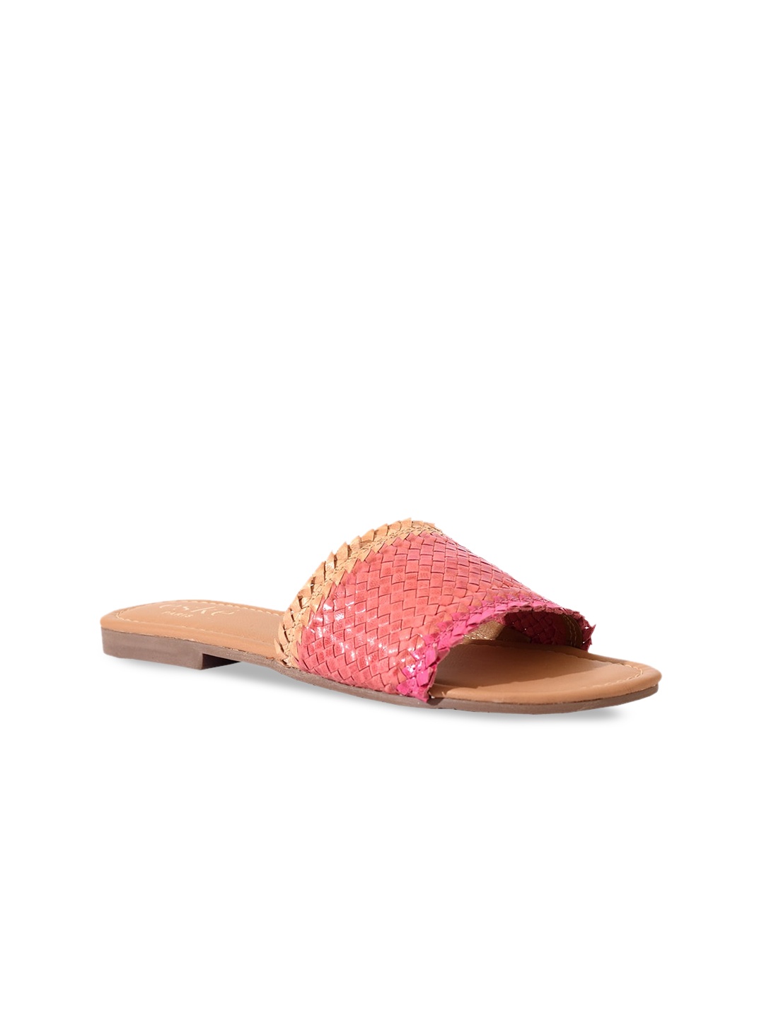 

Eske Women Red Ethnic Embroidered Flats