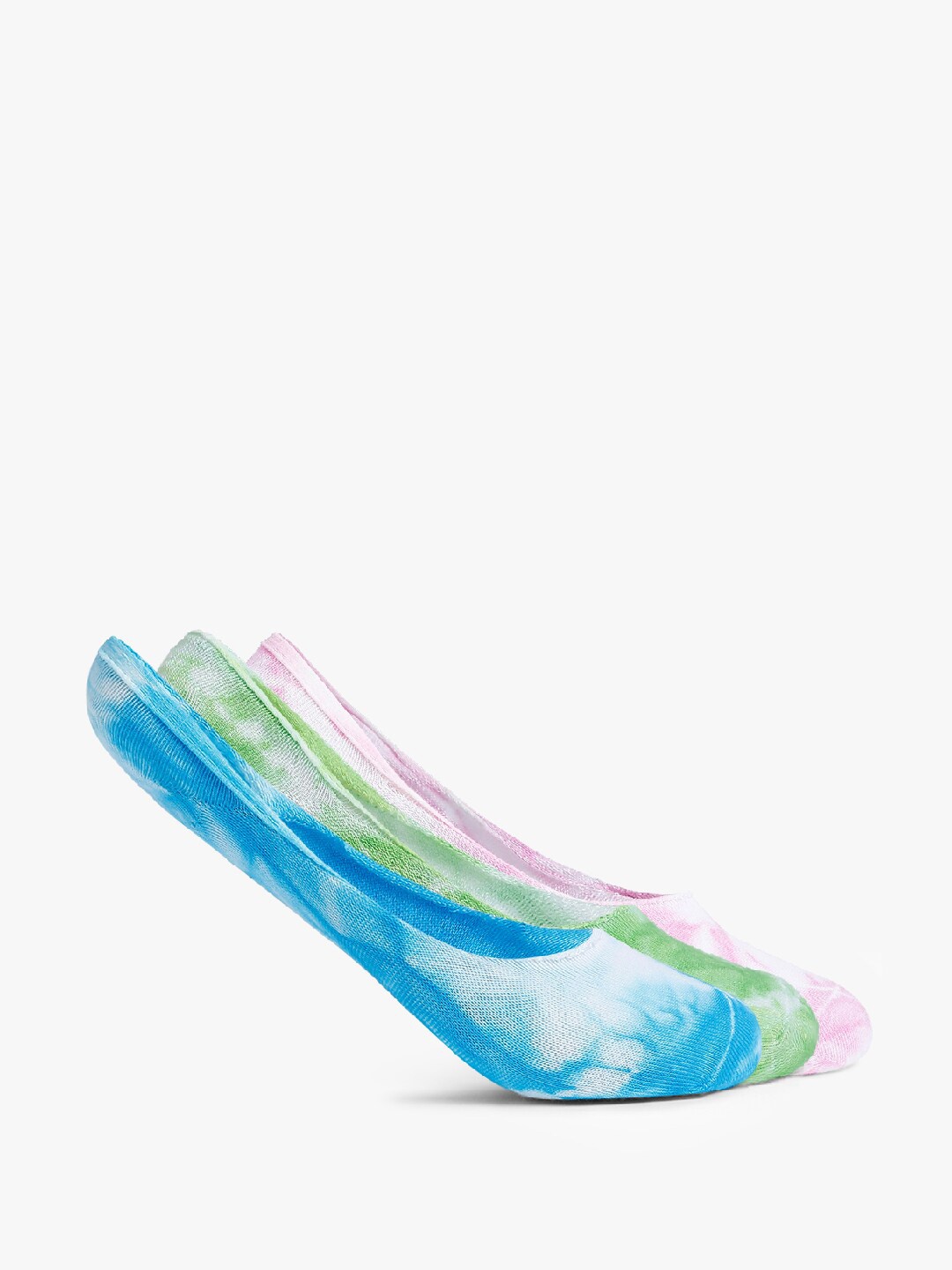 

Smarty Pants Women Pack of 3 Blue& Green Patterned Shoe Liners