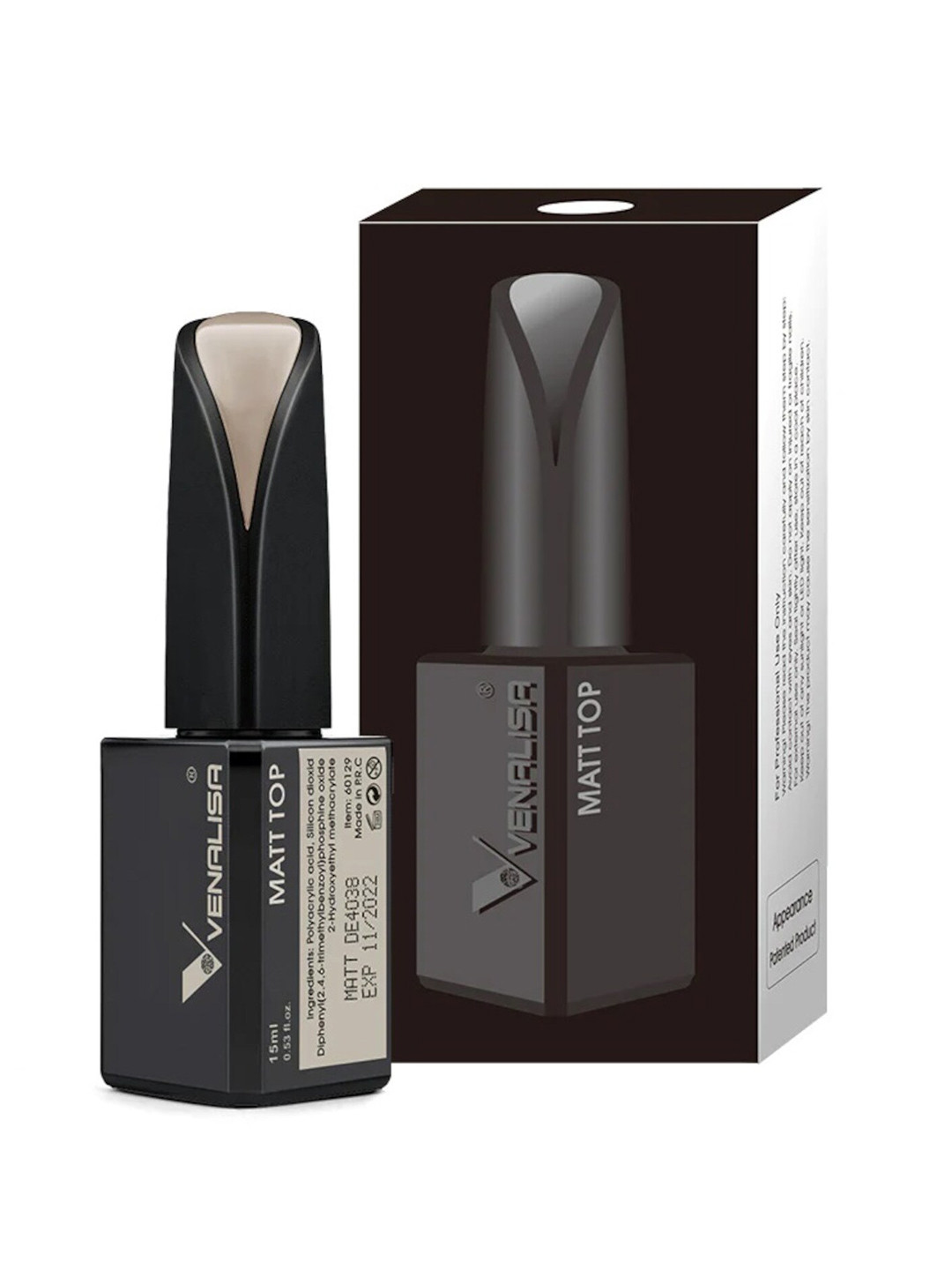 

VENALISA Nail Gel Polish French Gel Camouflage Nail Color UV Gel Varnish Soak Off-Clear-15 ml, Nude