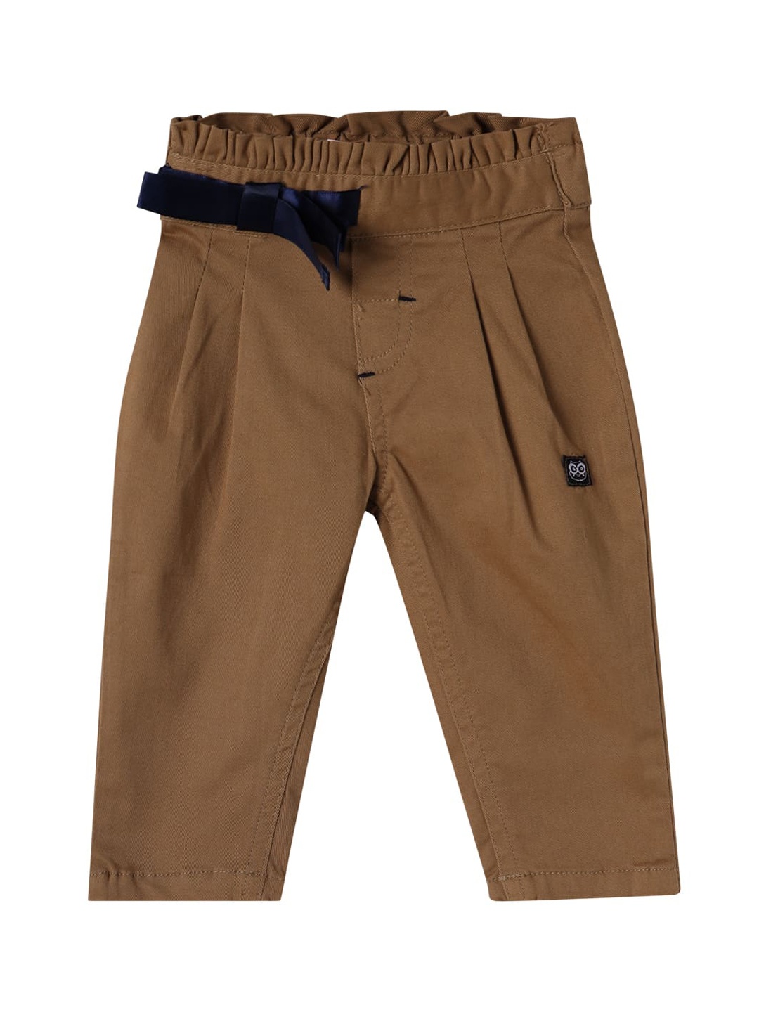 

UNDER FOURTEEN ONLY Girls Khaki Slim Fit Trousers