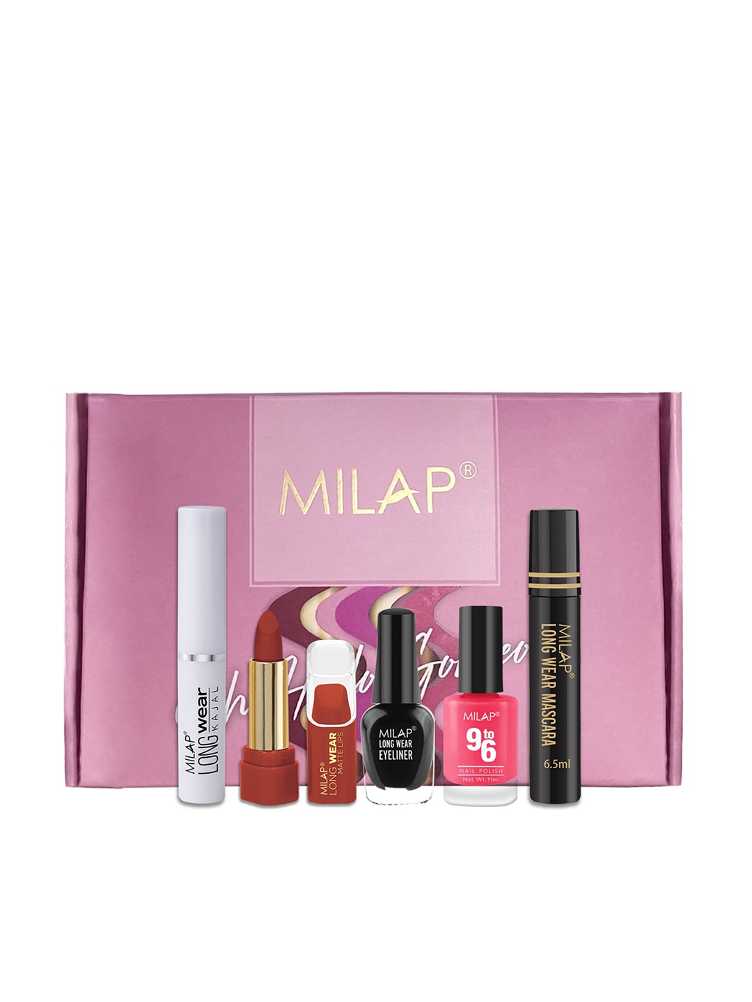 

MILAP Pack Of 5 Long Wear Makeup kit Gift Pack, Multi
