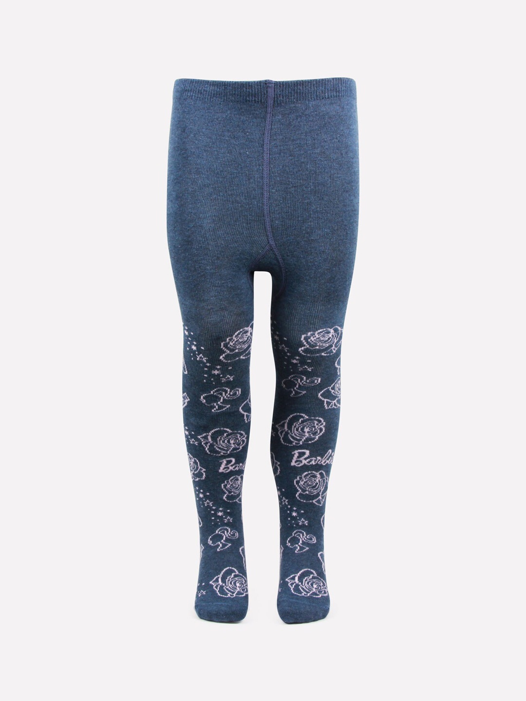 

Bonjour Girls Blue Barbie Printed Anti Odour Knitted Tights