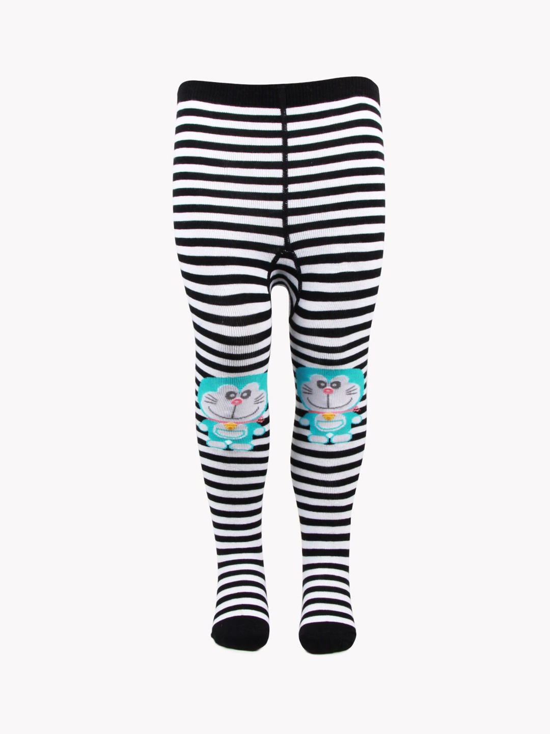 

Bonjour Girls Black Doraemon Printed Anti-Odour Tights