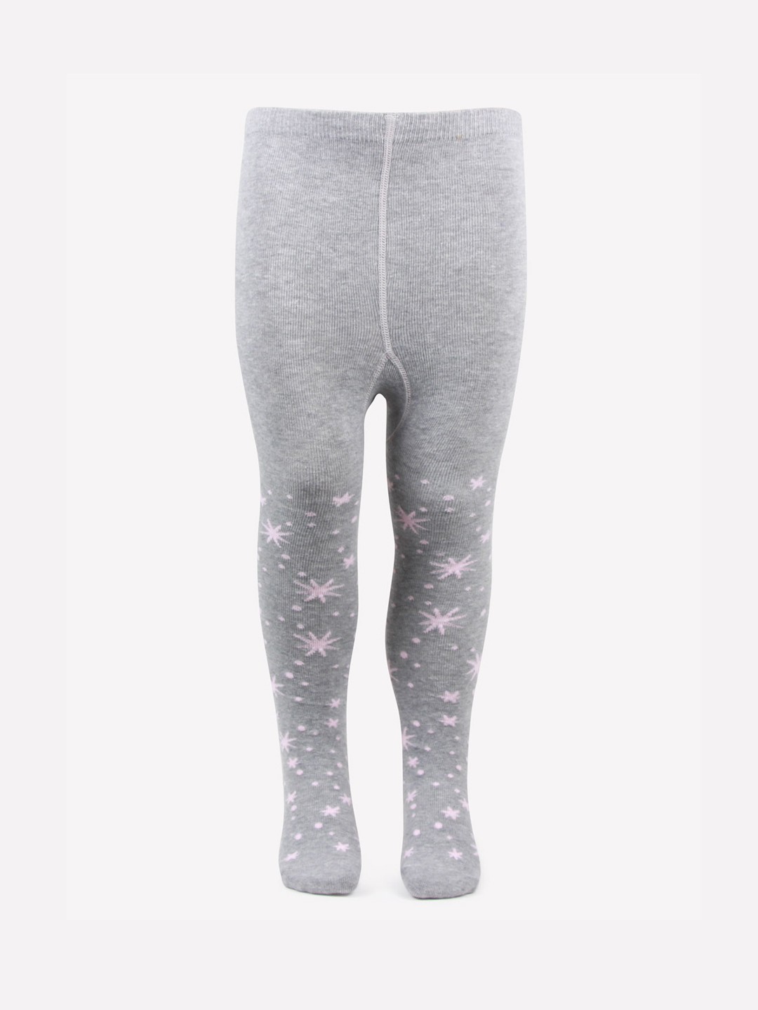 

Bonjour Girls Grey Barbie Printed Anti Odour Knitted Cotton Tights