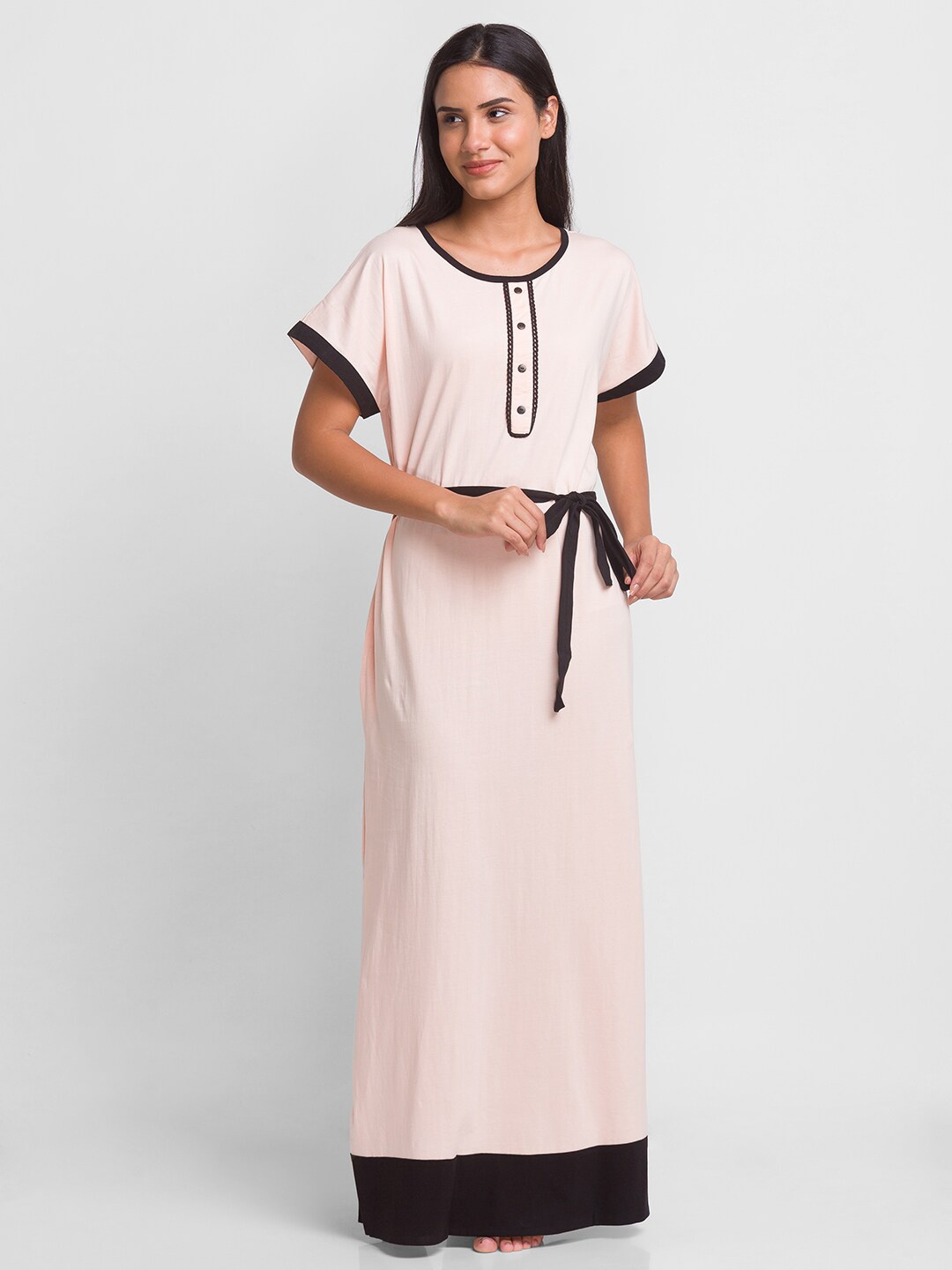 

XIN Women Peach Nightdress