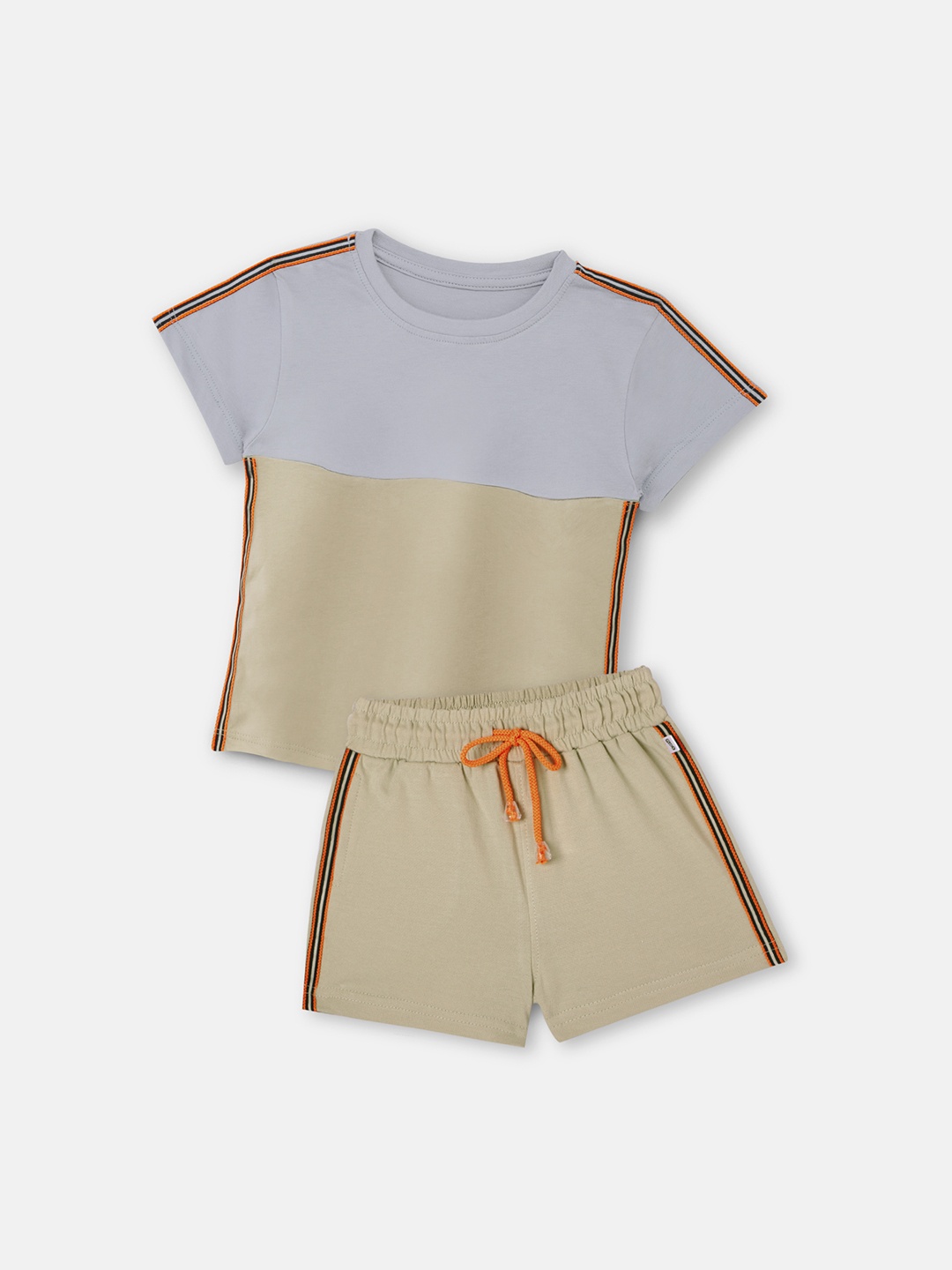 

You Got Plan B Girls Grey Clothing Set
