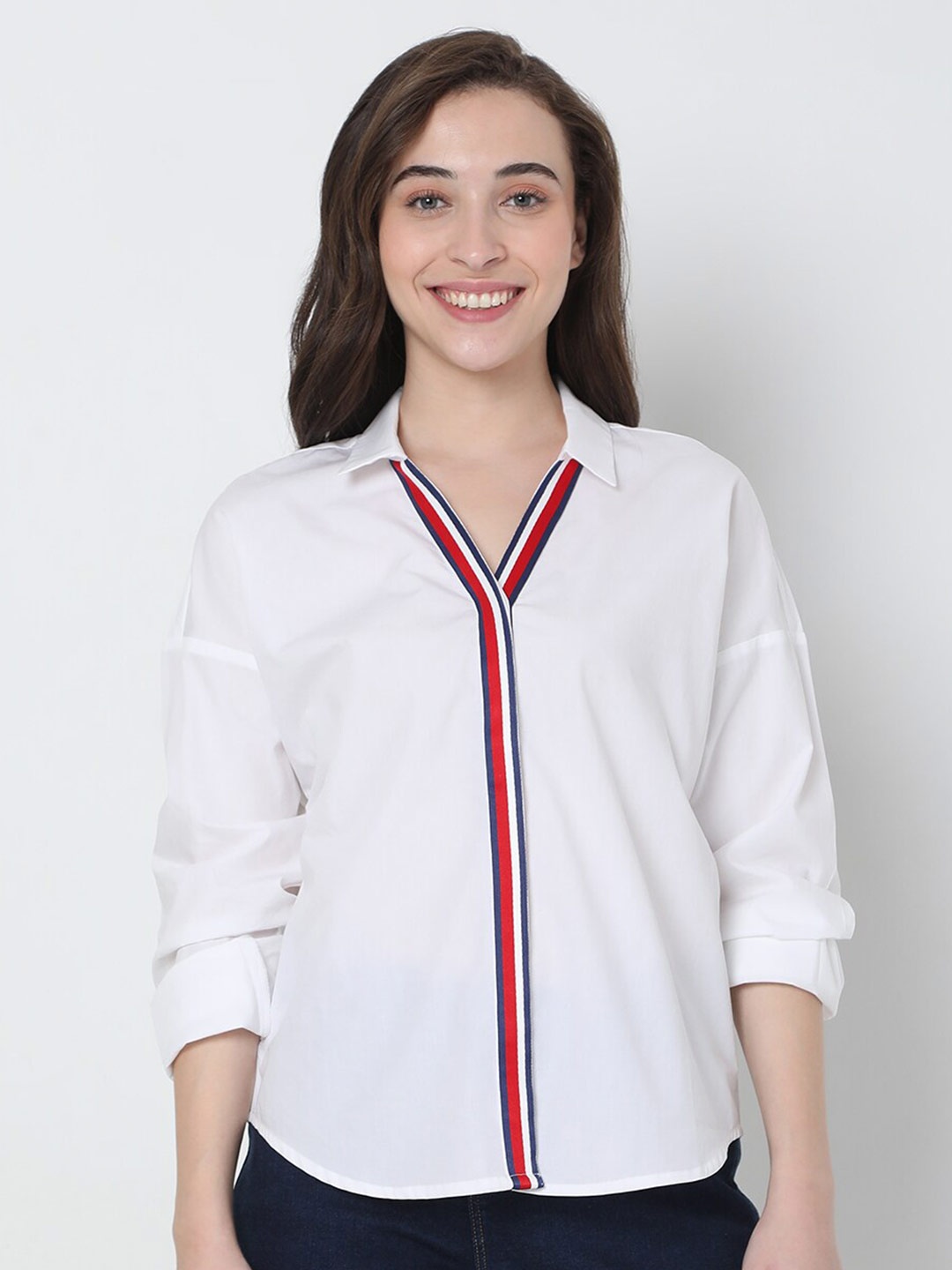 

Vero Moda Women White Casual Shirt
