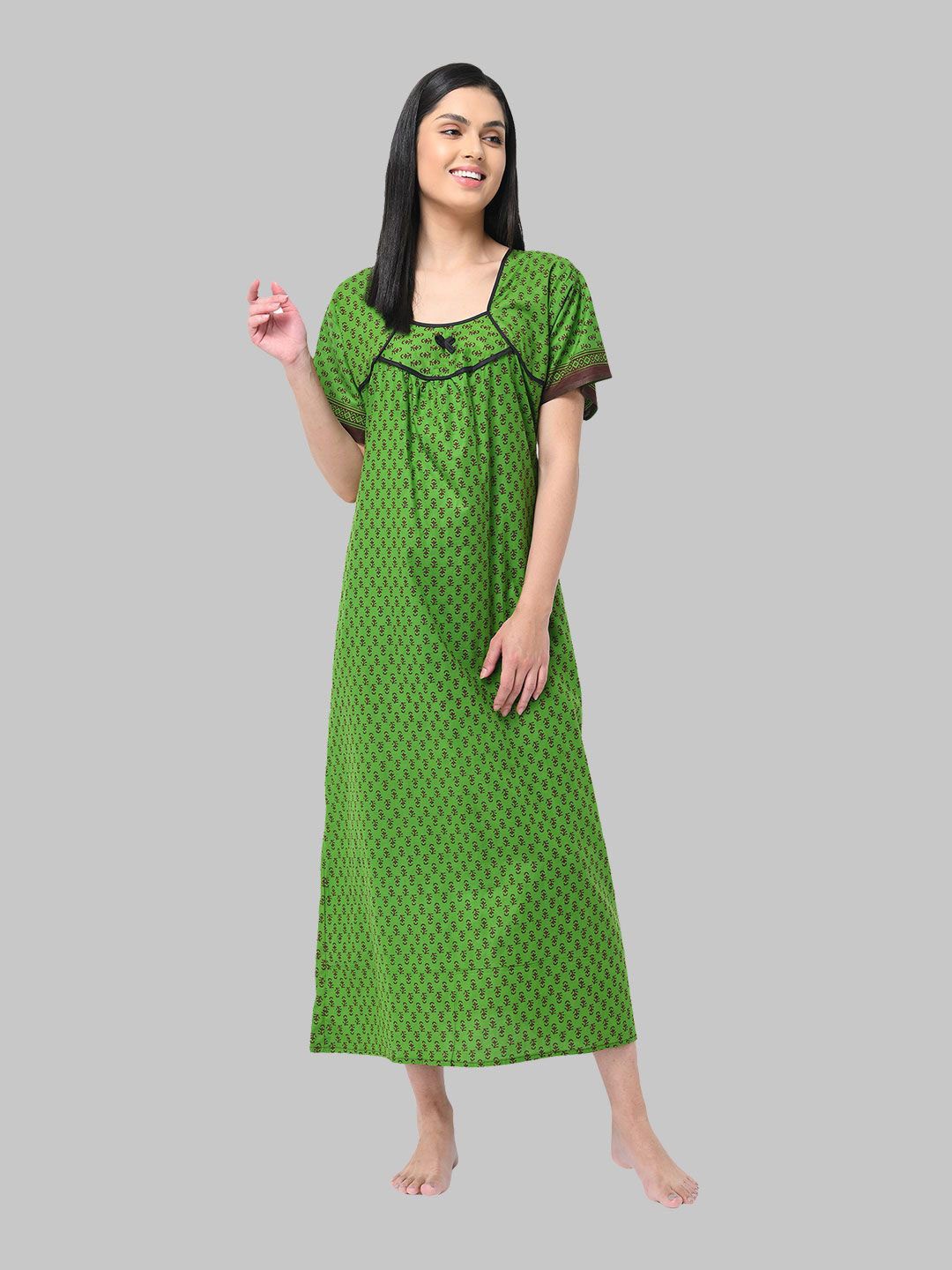 

Shararat Women Green Nightdress