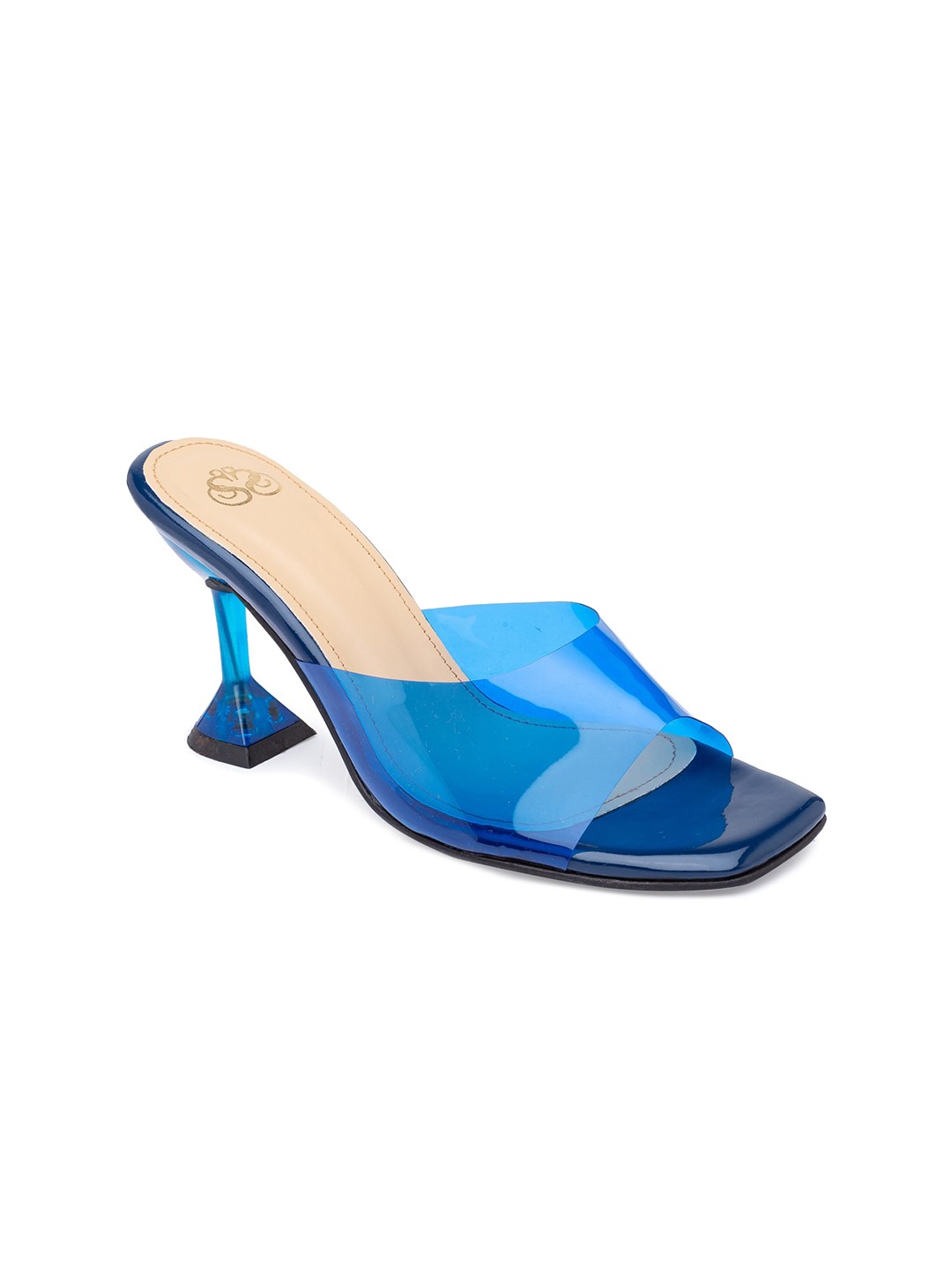 

Sole To Soul Women Blue Solid Block Sandals