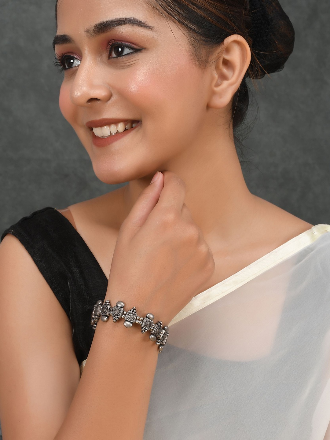 

Silvermerc Designs Women Silver Bracelet