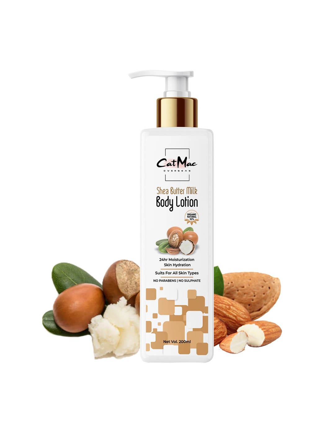 

CatMac Shea Butter Milk Body Lotion - 200ml, Cream