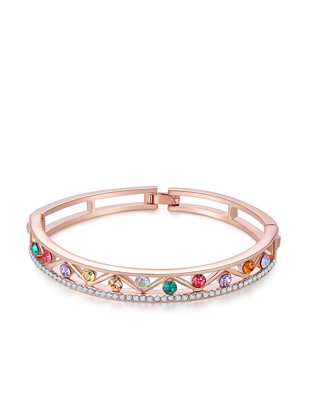 

Jewels Galaxy Women Multi Bracelet, Rose gold