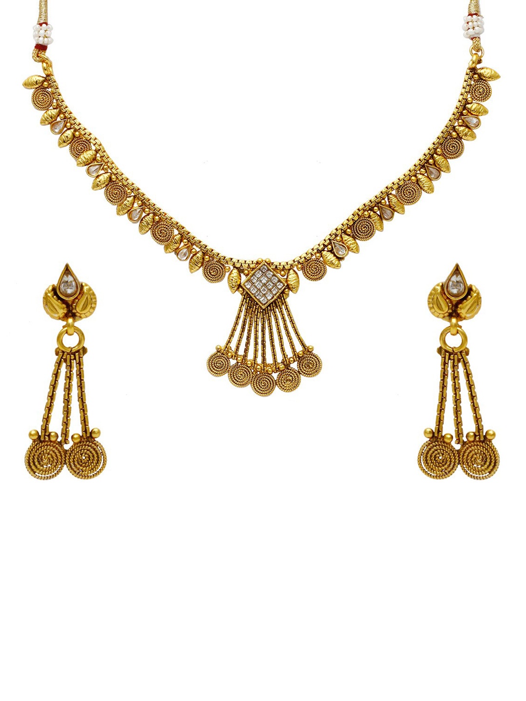 

Jewels Galaxy Women Gold Jewellery Set