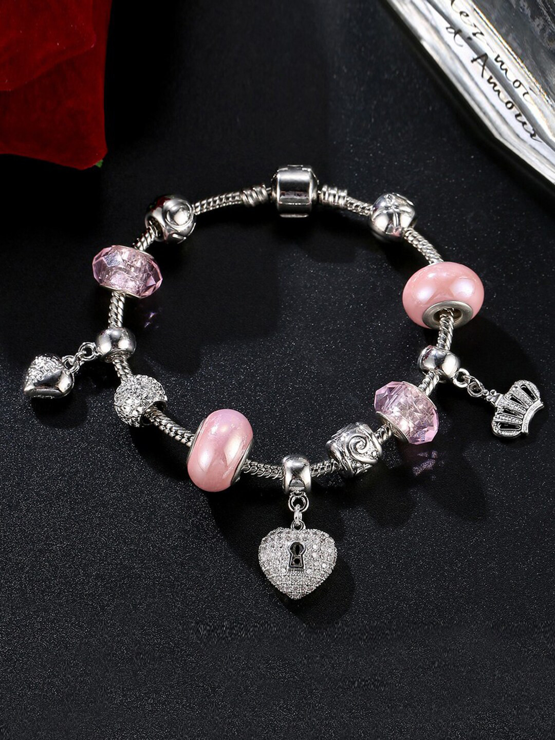 

Jewels Galaxy Women Multi Bracelet, Silver