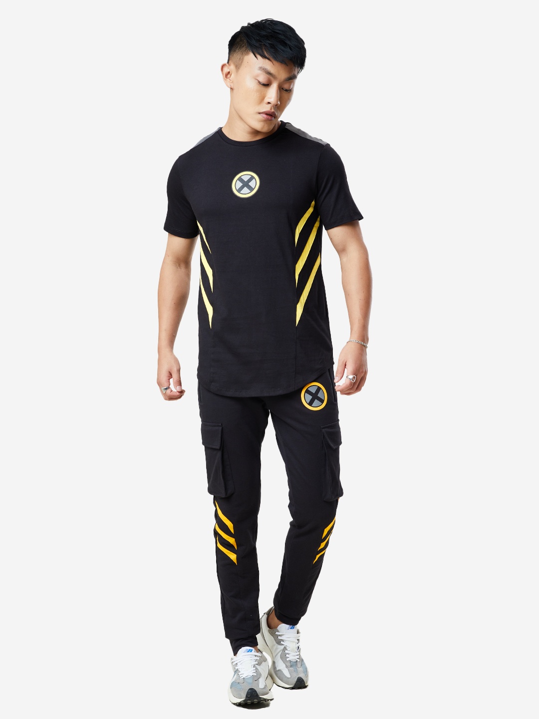 

The Souled Store Men Black Wolverine Printed Co-Ords