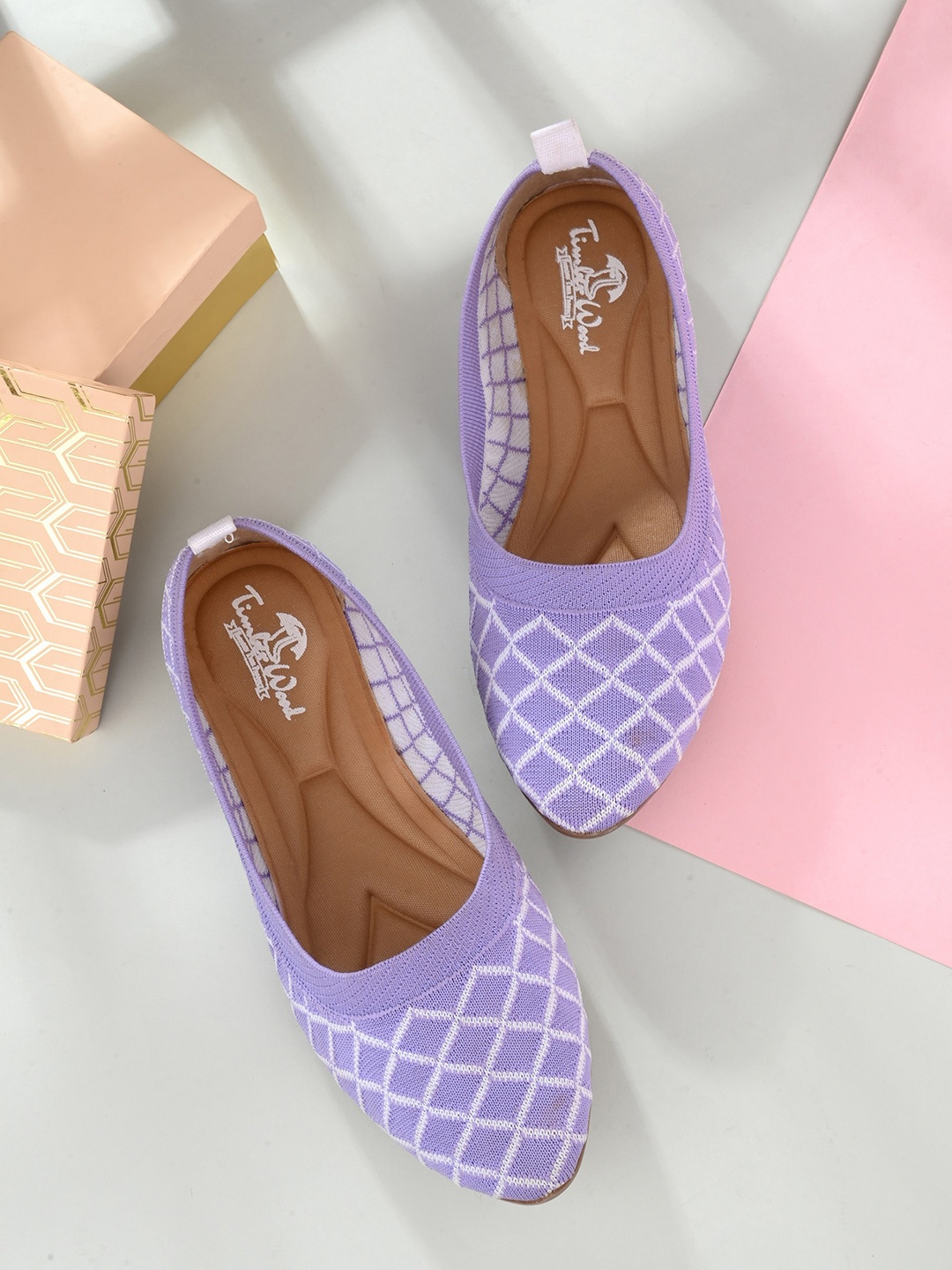 

TimberWood Women Purple Ballerinas Flats