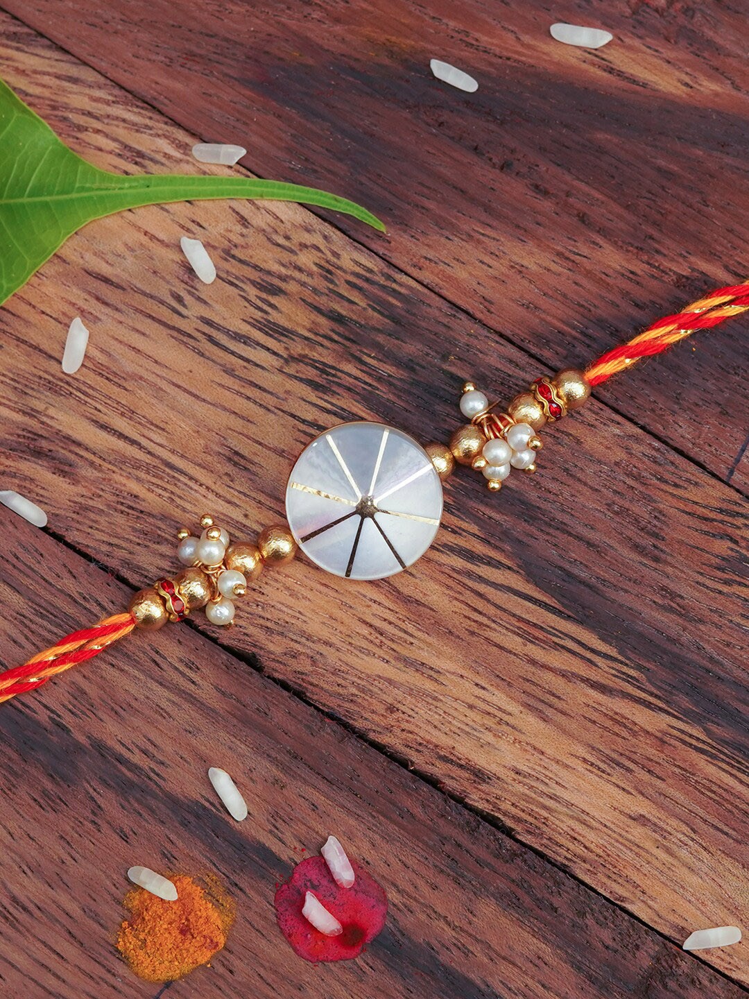 

The Magic Wand Boys Red Beaded Detail Rakhi