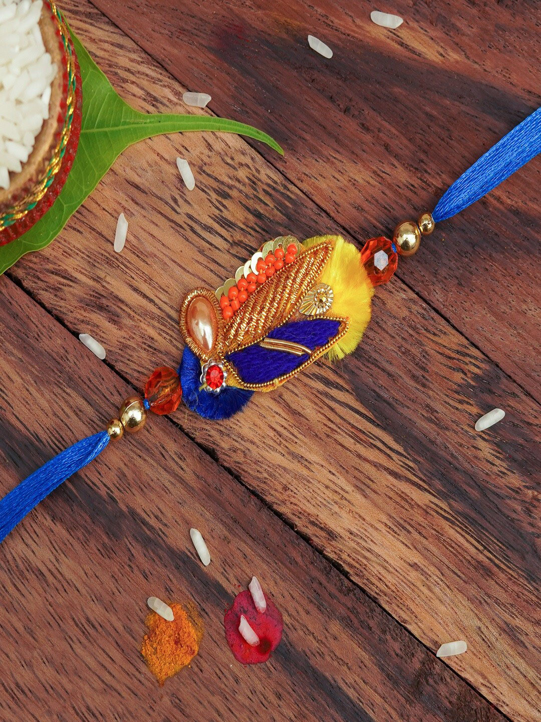 

The Magic Wand Boys Blue & Yellow Rakhi