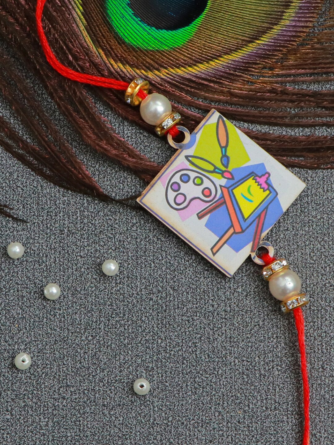 

The Magic Wand Boys White & Blue Rakhi