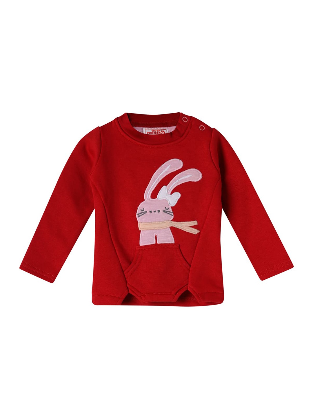 

UNDER FOURTEEN ONLY Girls Red Printed Sweatshirt