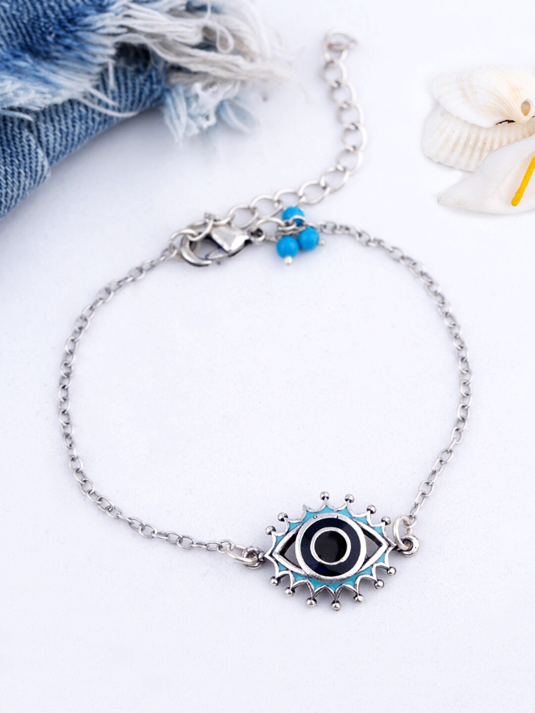 

Voylla Women Silver-Plated Bracelet