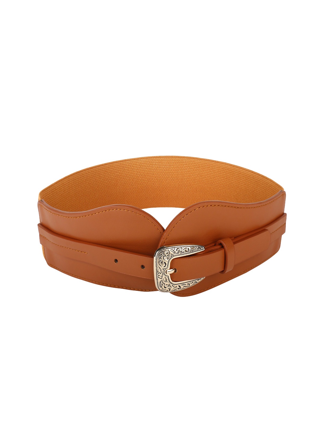 

CRUSSET Women Tan Brown Broad Belt