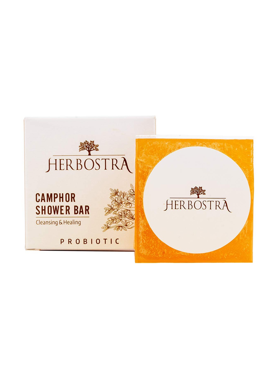 

Herbostra Yellow Camphor Shower Bar