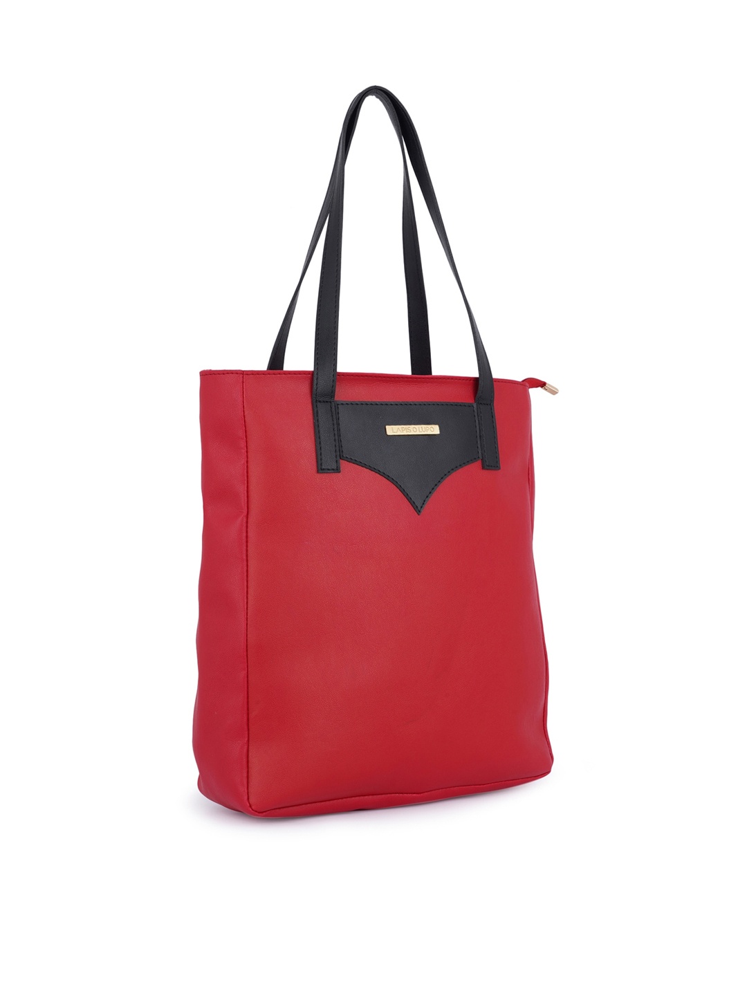 

Lapis O Lupo Red Structured Shoulder Bag