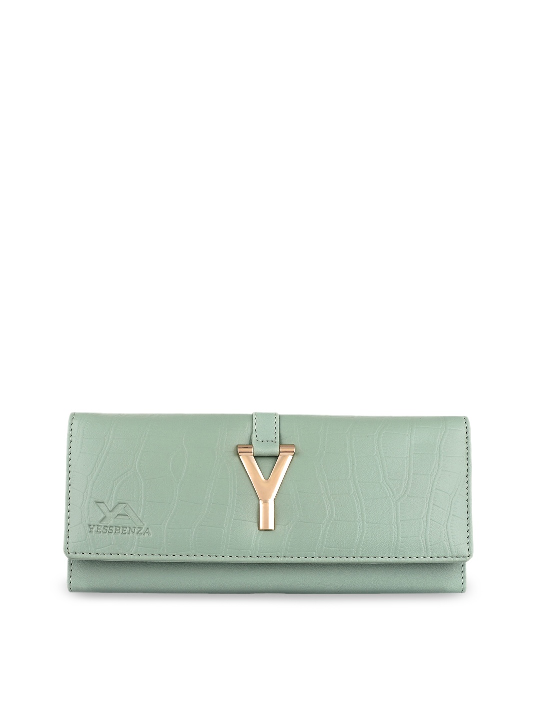 

YESSBENZA Women Green Clutches