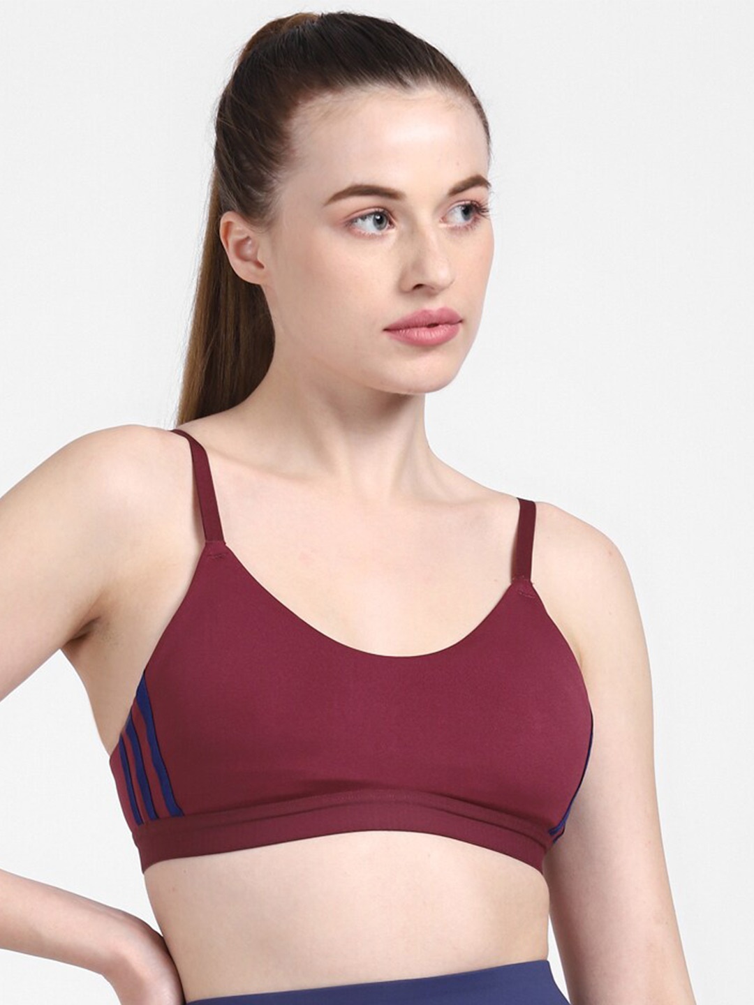 

ADIDAS Red Lightly Padded Everyday Bra