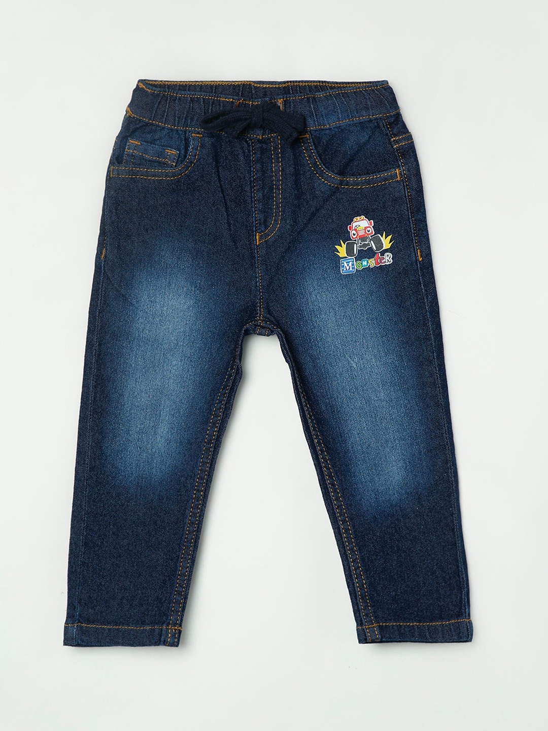 

Juniors by Lifestyle Boys Blue Jean Low Distress Light Fade Jeans