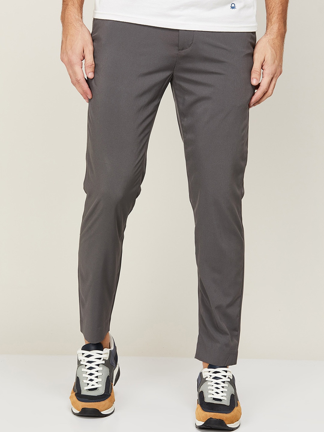 

Bossini Men Grey Regular Trousers