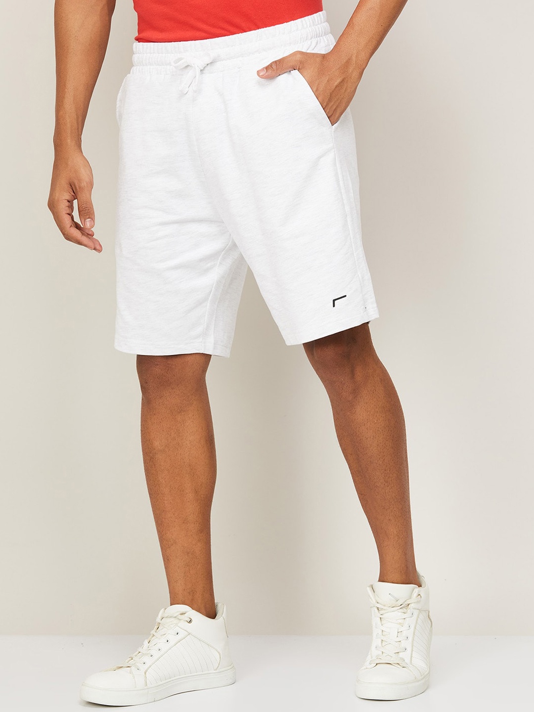

Fame Forever by Lifestyle Men White Cotton Shorts