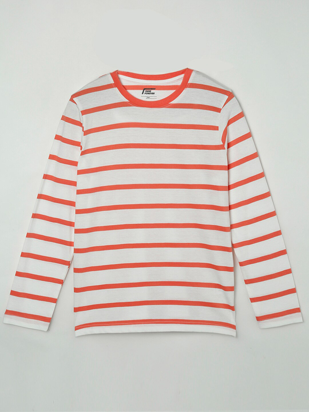 

Fame Forever by Lifestyle Boys Pink Striped T-shirt