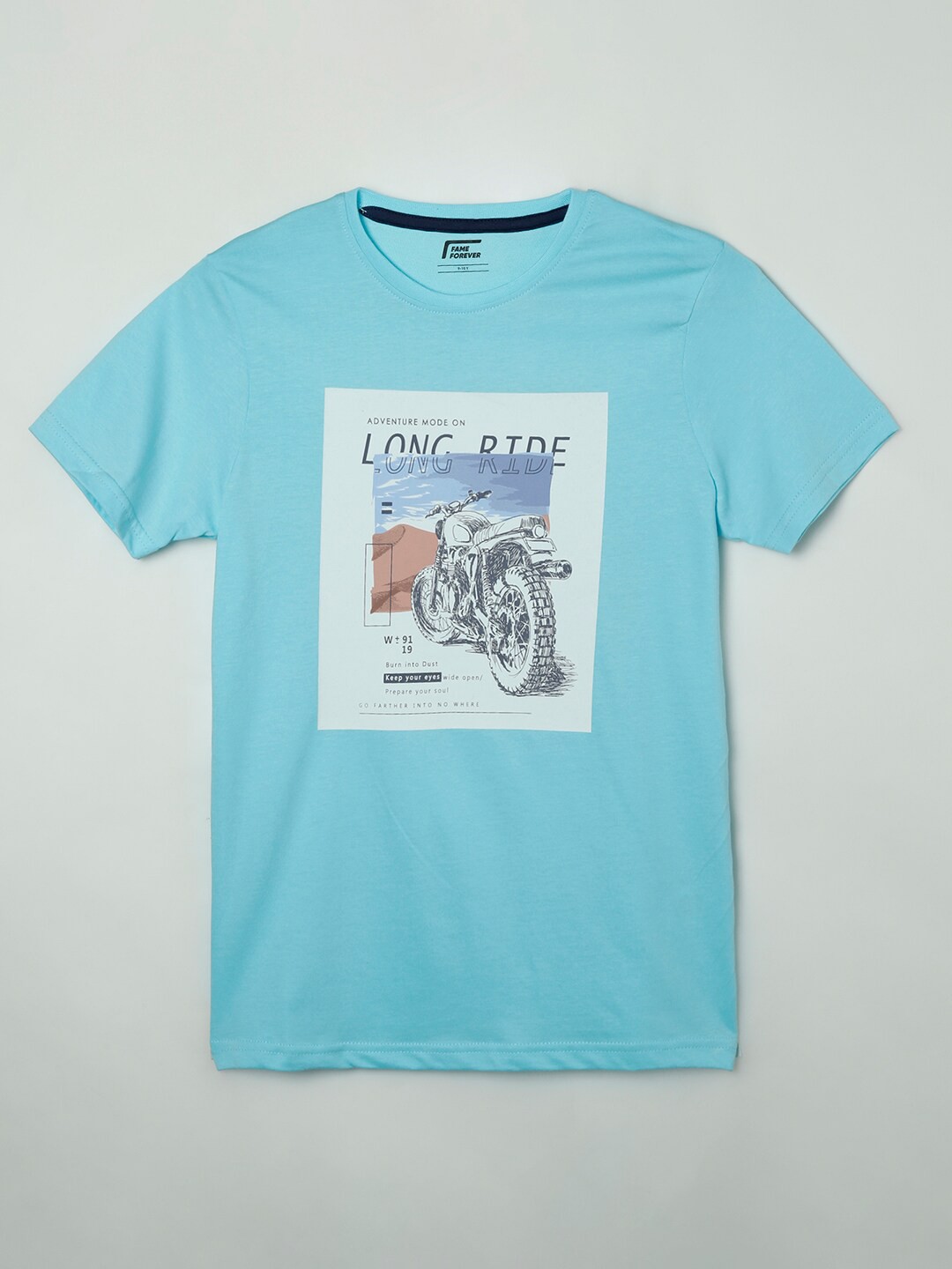 

Fame Forever by Lifestyle Boys Blue Printed T-shirt