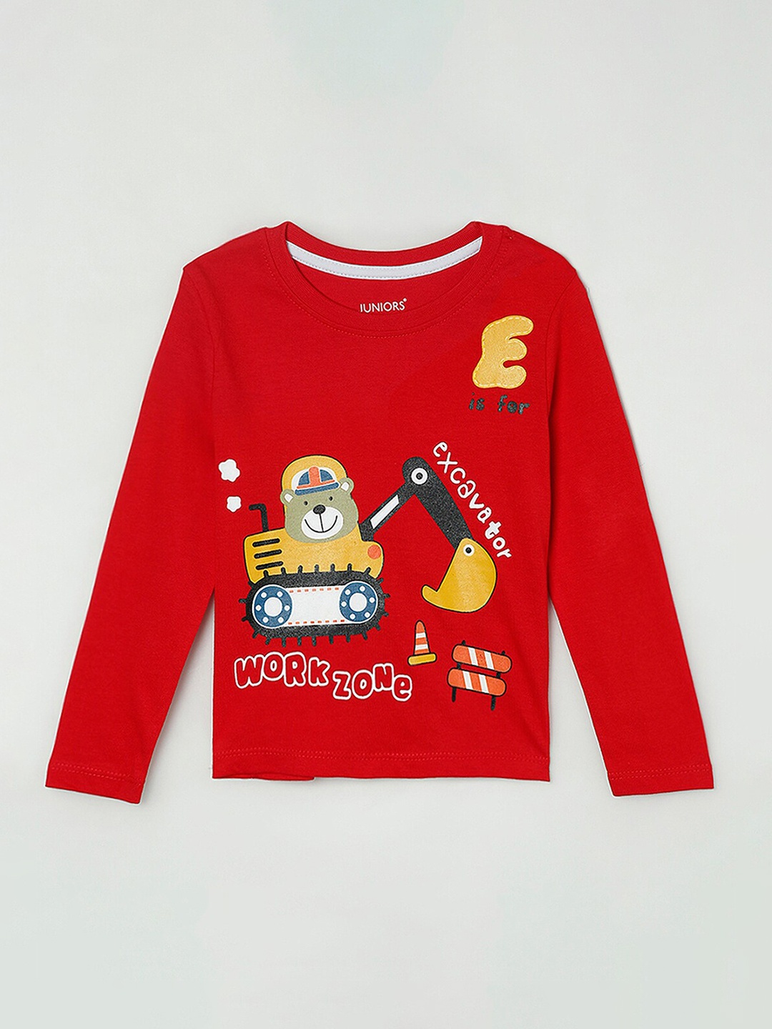 

Juniors by Lifestyle Boys Red Printed T-shirt