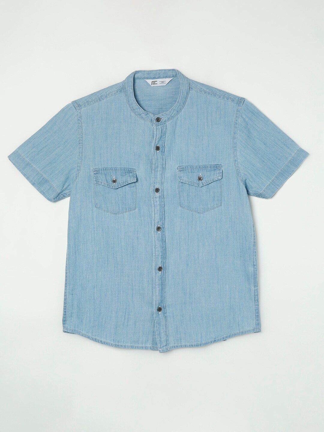 

Fame Forever by Lifestyle Boys Regular Fit Blue Casual Shirt