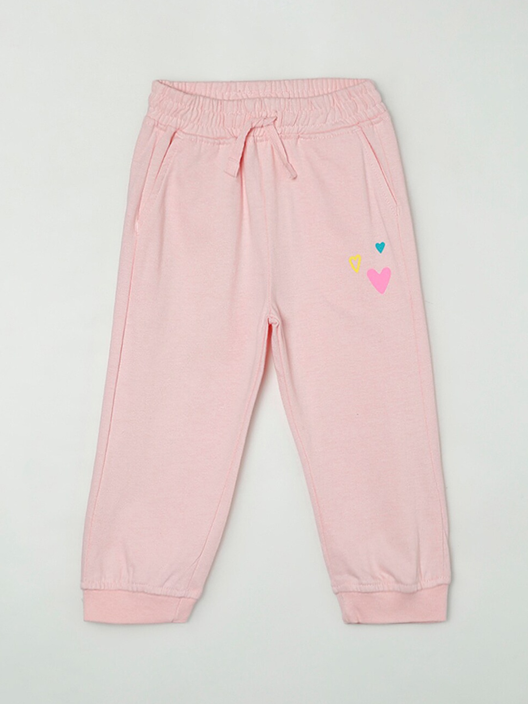 

Juniors by Lifestyle Infant Girls Pink Solid Cotton Track Pant