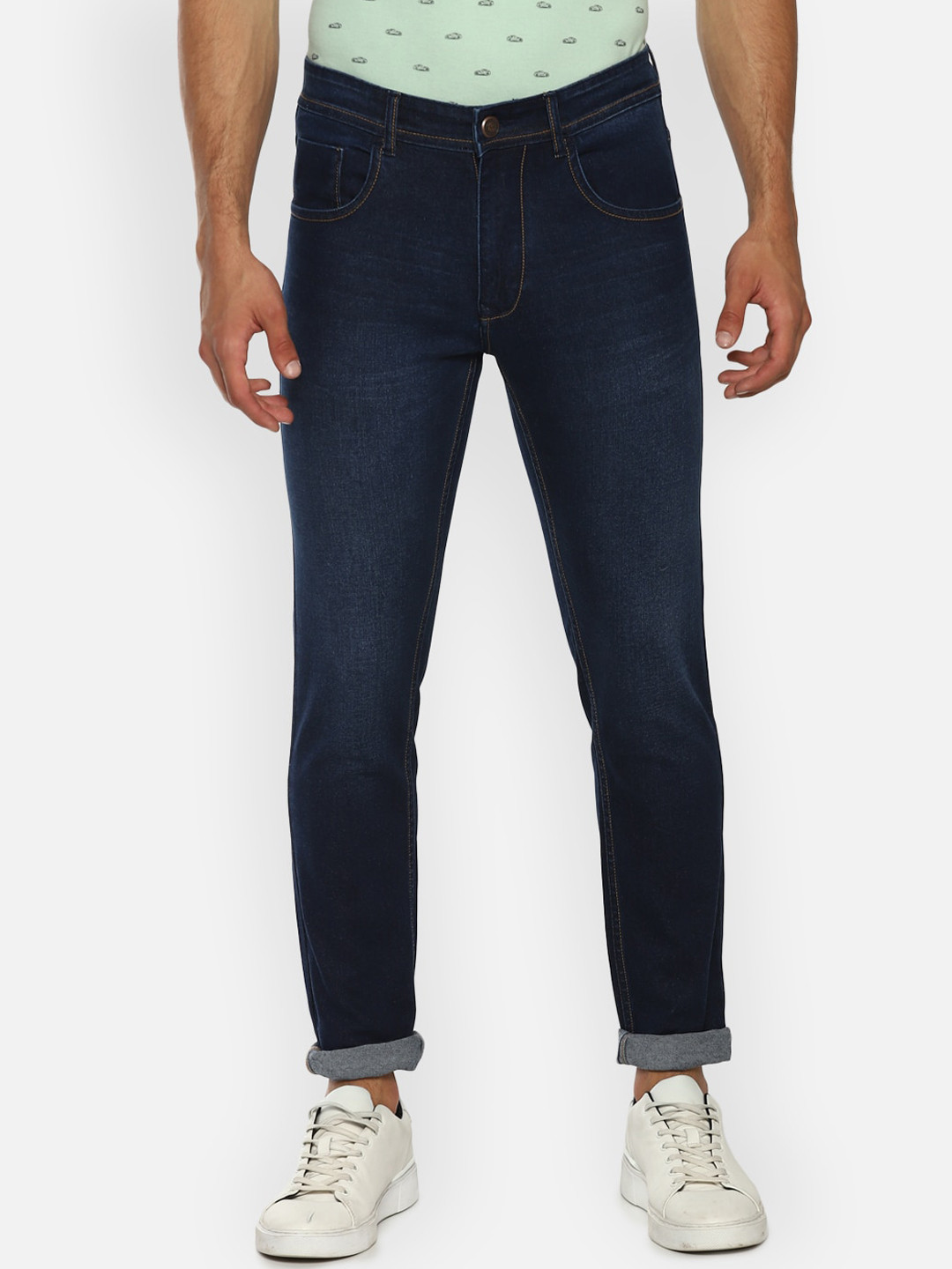 

Red Chief Men Blue Solid Slim Fit Stretchable Jeans