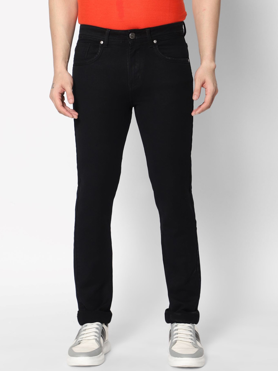 

HJ HASASI Men Black Stretchable Jeans