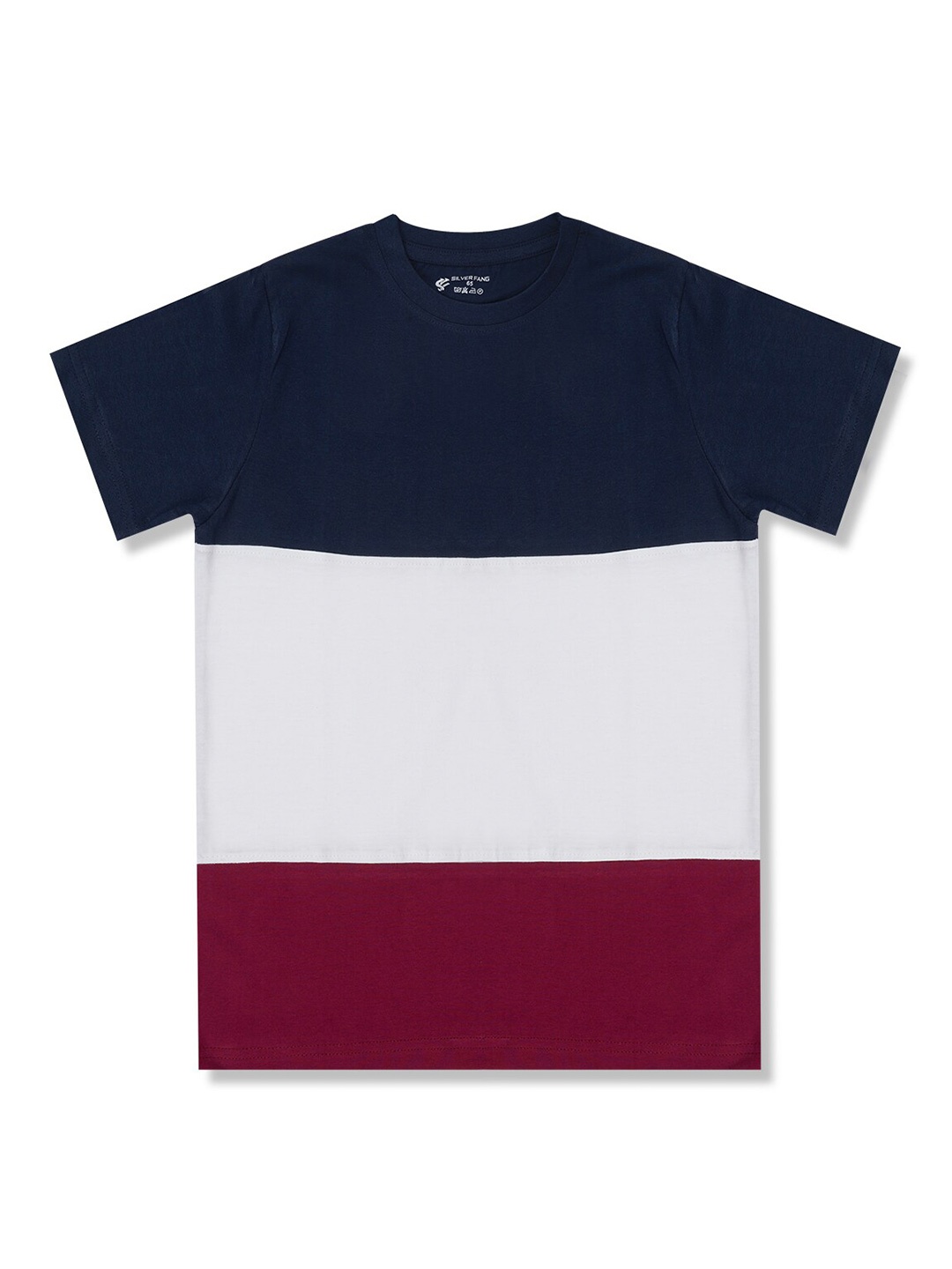 

Silver Fang Boys Blue & White Colourblocked T-shirt