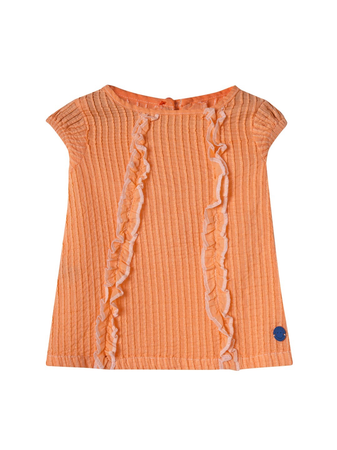 

UNDER FOURTEEN ONLY Orange Striped Top