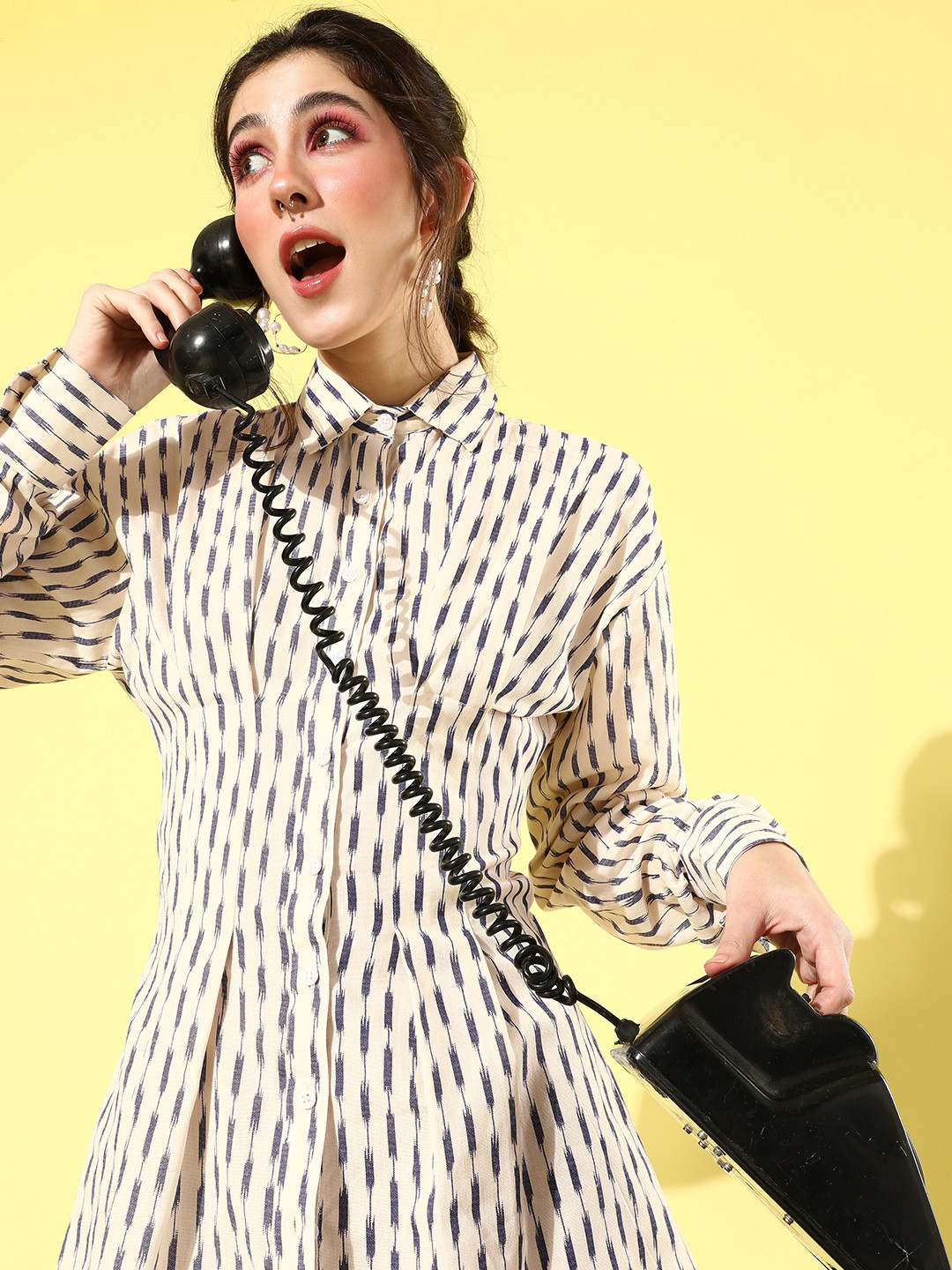 

HERSHEINBOX Cream-Coloured Dress