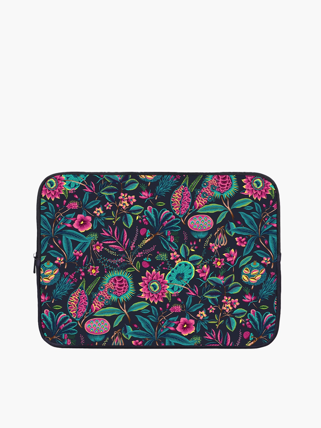 

THREADCURRY Unisex Black & Pink Printed Laptop Sleeve