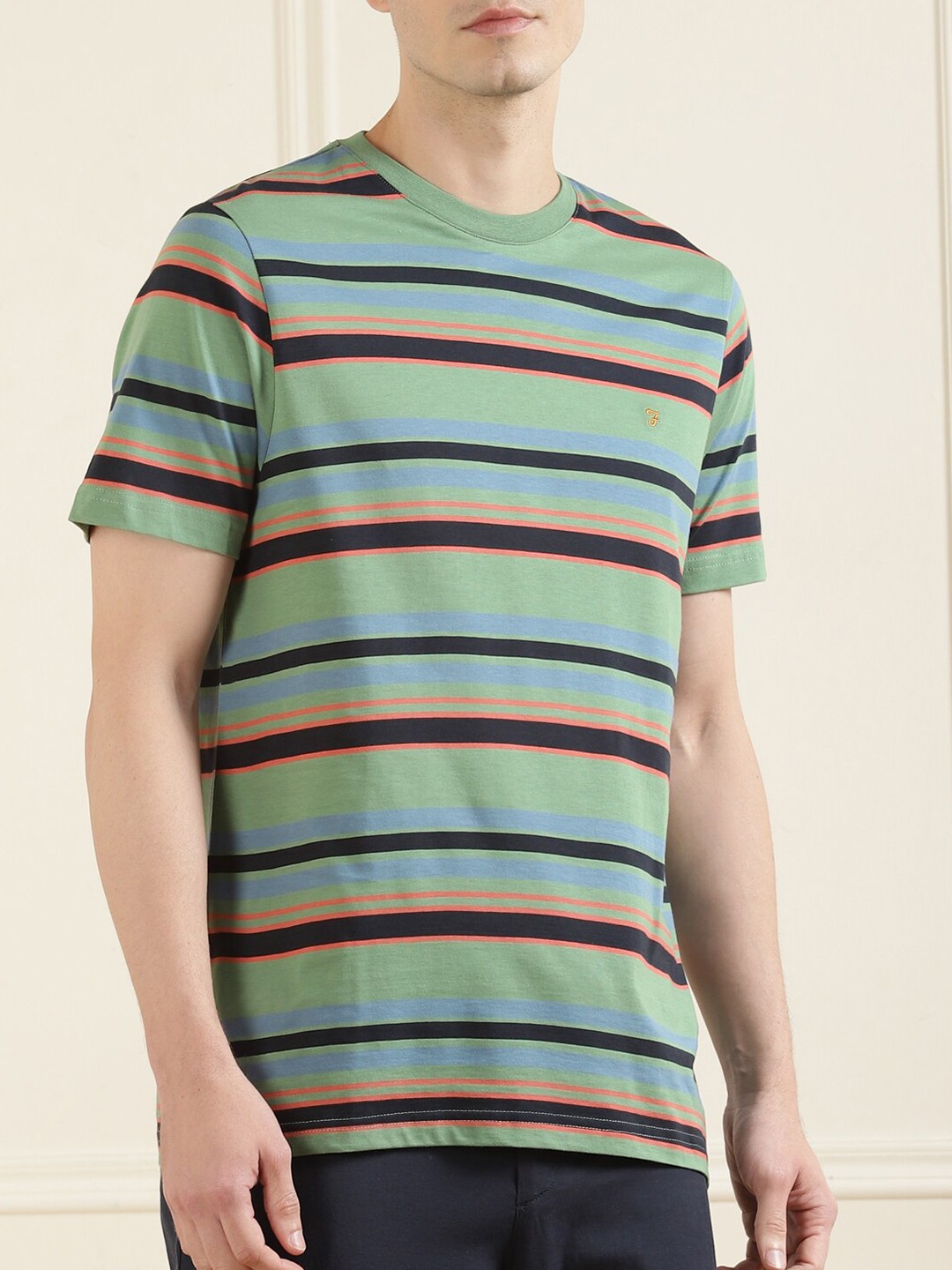 

Farah Men Multicoloured Striped T-shirt, Multi