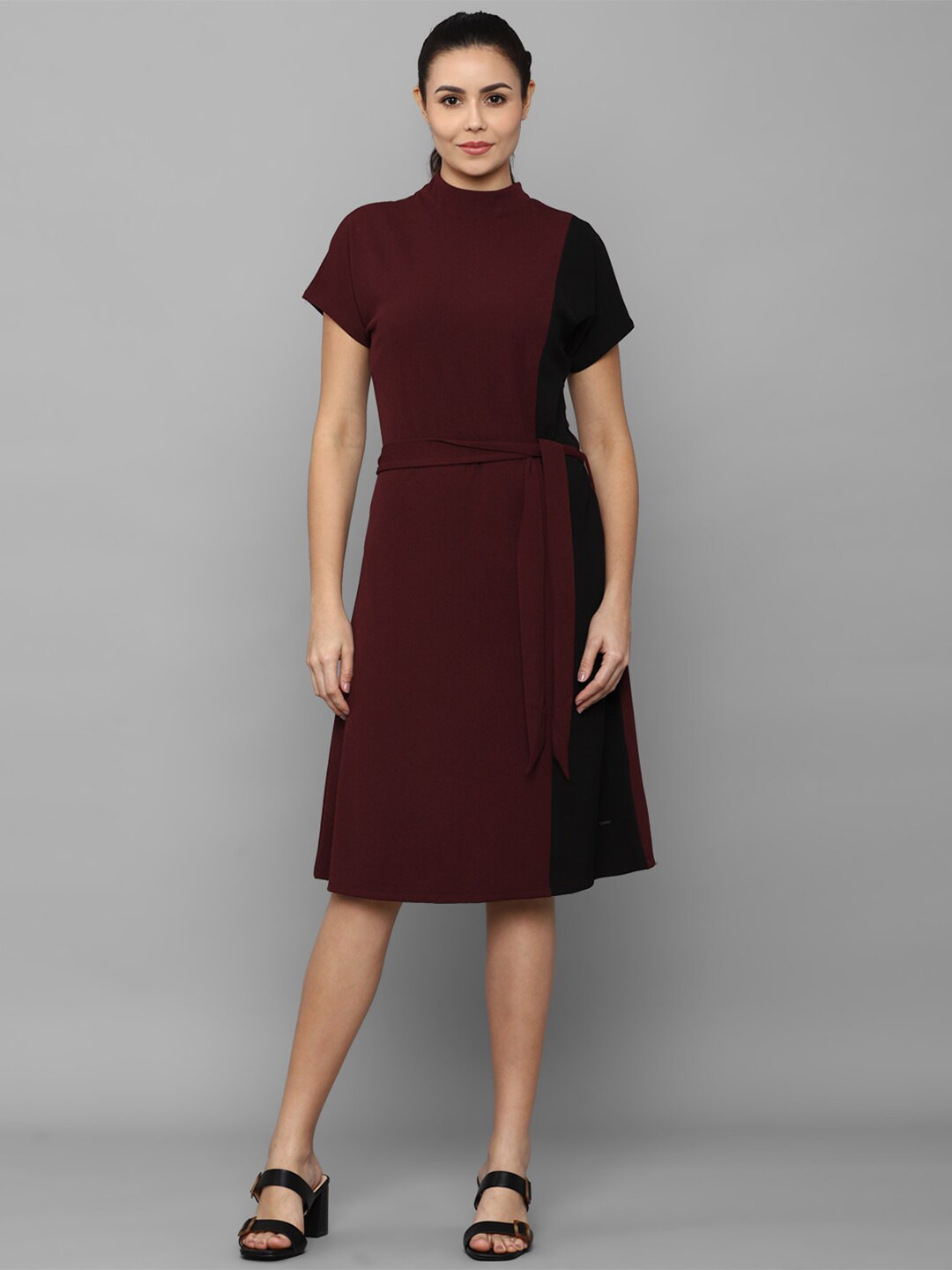 

Allen Solly Woman Maroon Dress