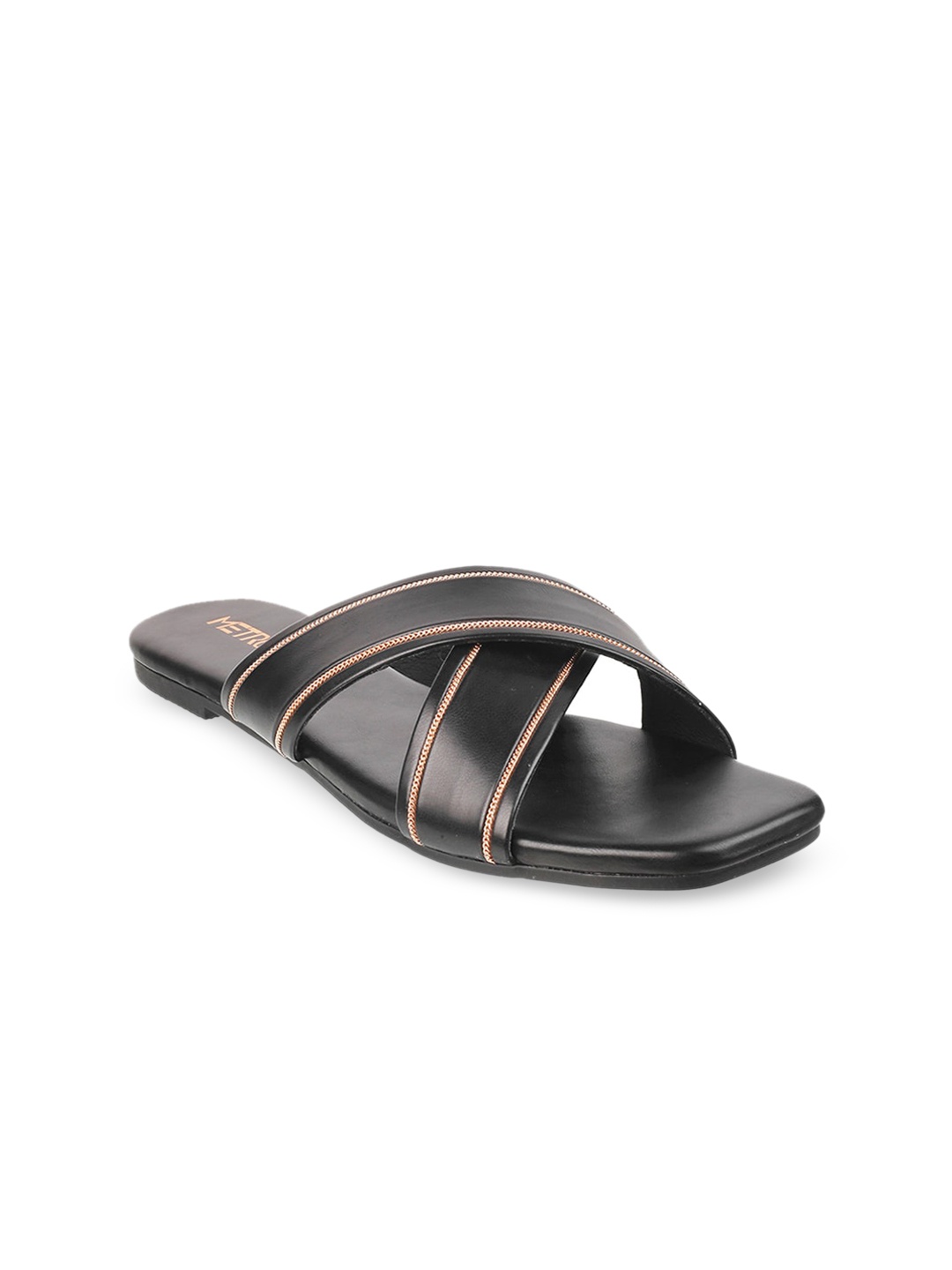 

Metro Women Black Colourblocked Flats