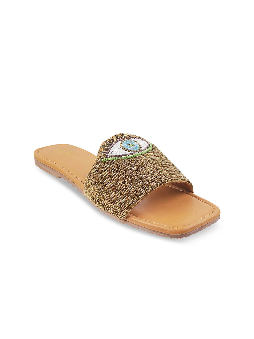 

Metro Women Brown Toe Flats